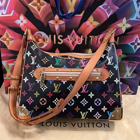 ‼️SOLD‼️LV Boulogne Black Monogram Multicolor Bag - Picture 12 of 16